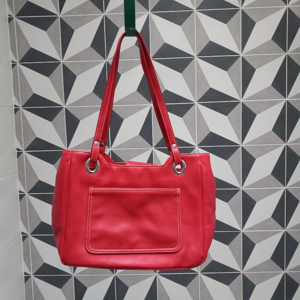 Gloria Vanderbilt Red Leather Bag